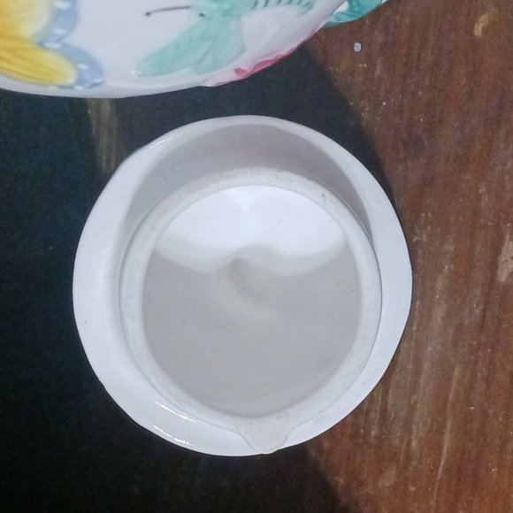 Hand Painted Floral Teapot - Picture 5 of 10